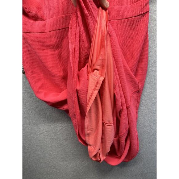 Donna Ricco Womens Tulip-Hem Dress Coral Pink Size 8 NWT - Picture 10 of 13